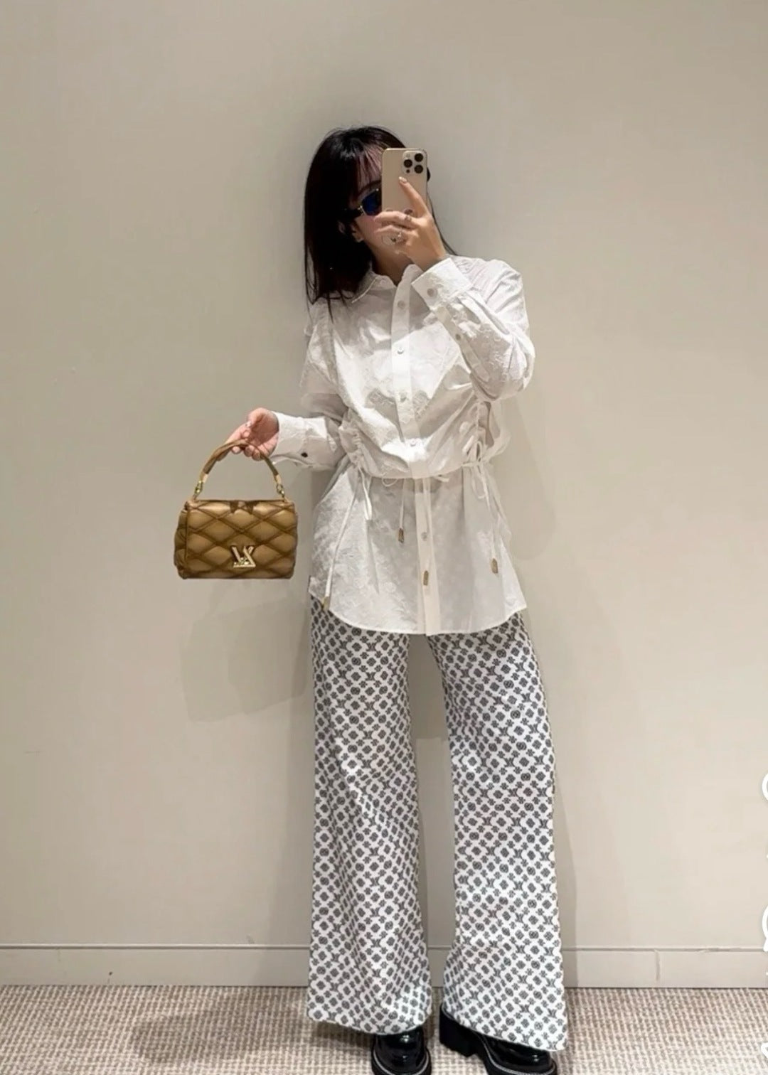 Louis 25ss jacquard shirt