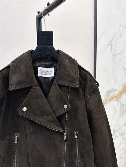 brune 25fw suede jacket