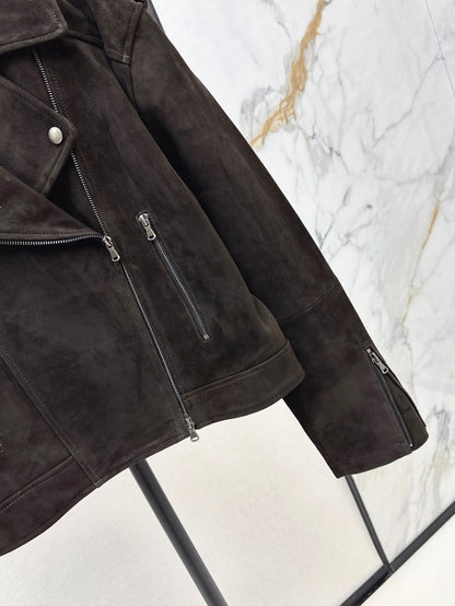 brune 25fw suede jacket