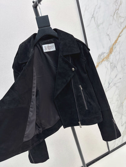 brune 25fw suede jacket