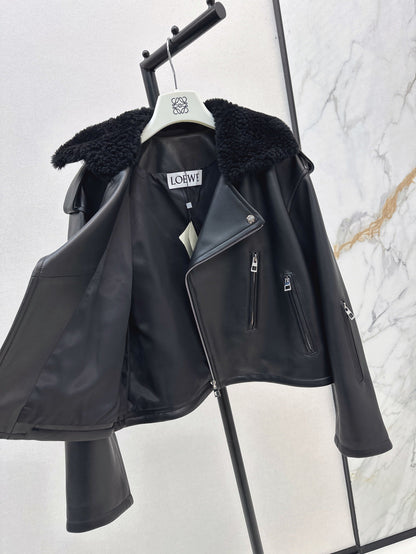 Loe 25fw leather jacket