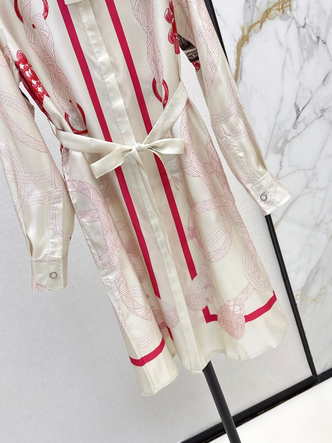 Herm 25fw silk dress