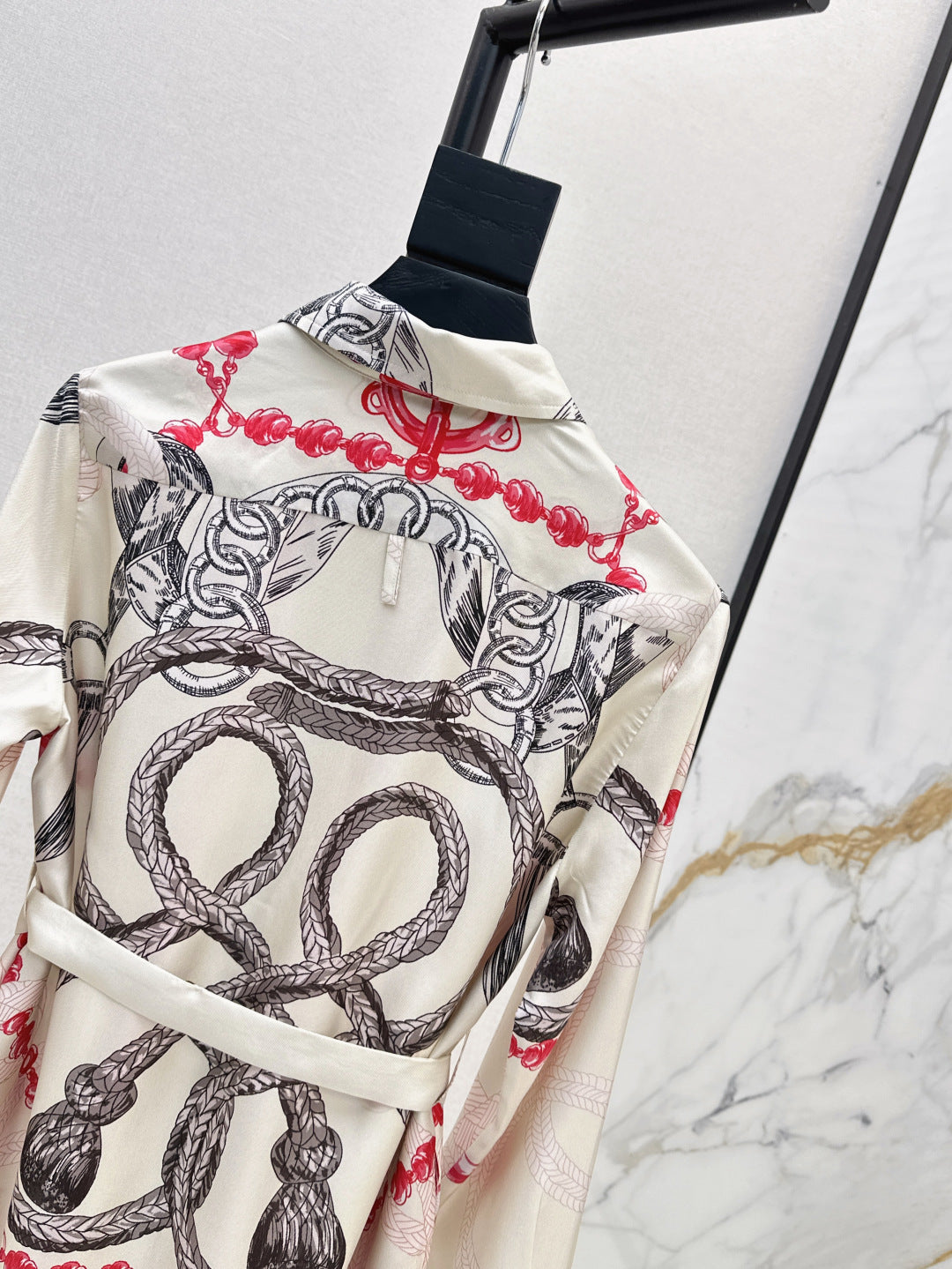 Herm 25fw silk dress