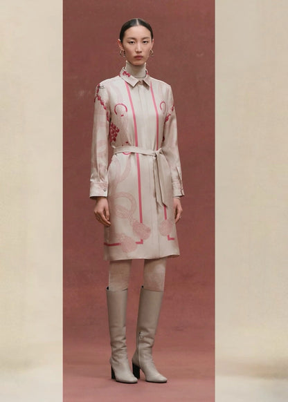 Herm 25fw silk dress