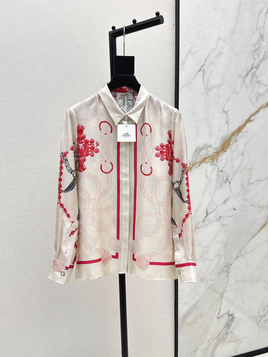 Herm 25fw silk shirt