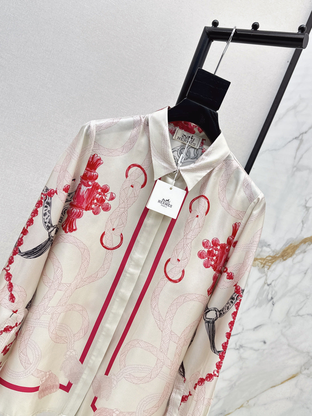 Herm 25fw silk shirt