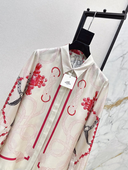 Herm 25fw silk shirt