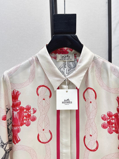 Herm 25fw silk shirt
