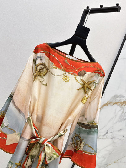 Zimm 25ss silk dress