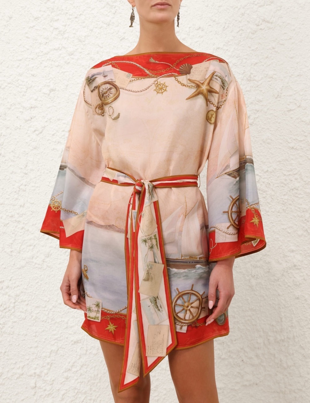 Zimm 25ss silk dress