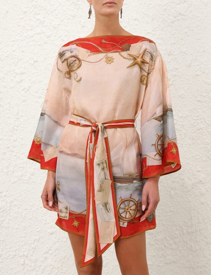 Zimm 25ss silk dress