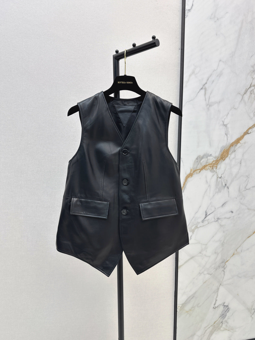 Bottega 25ss leather vest