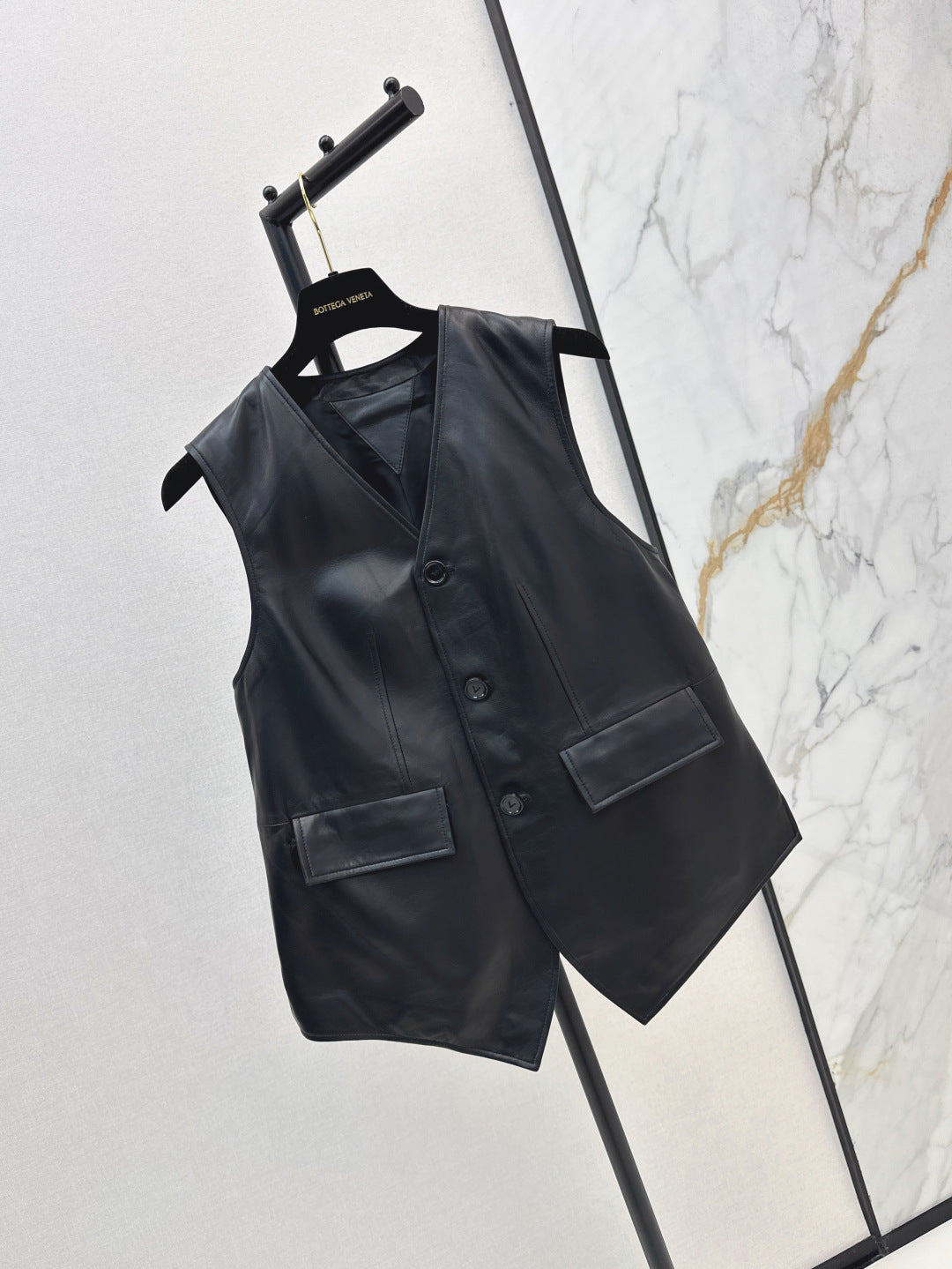 Bottega 25ss leather vest