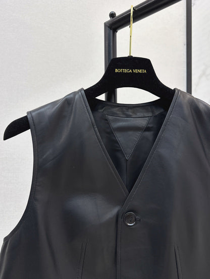 Bottega 25ss leather vest