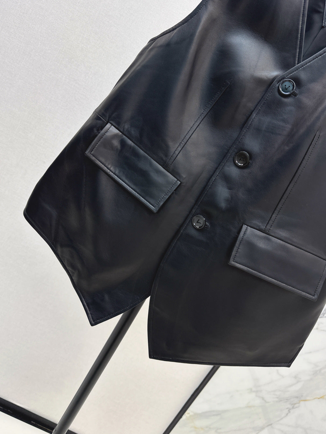 Bottega 25ss leather vest