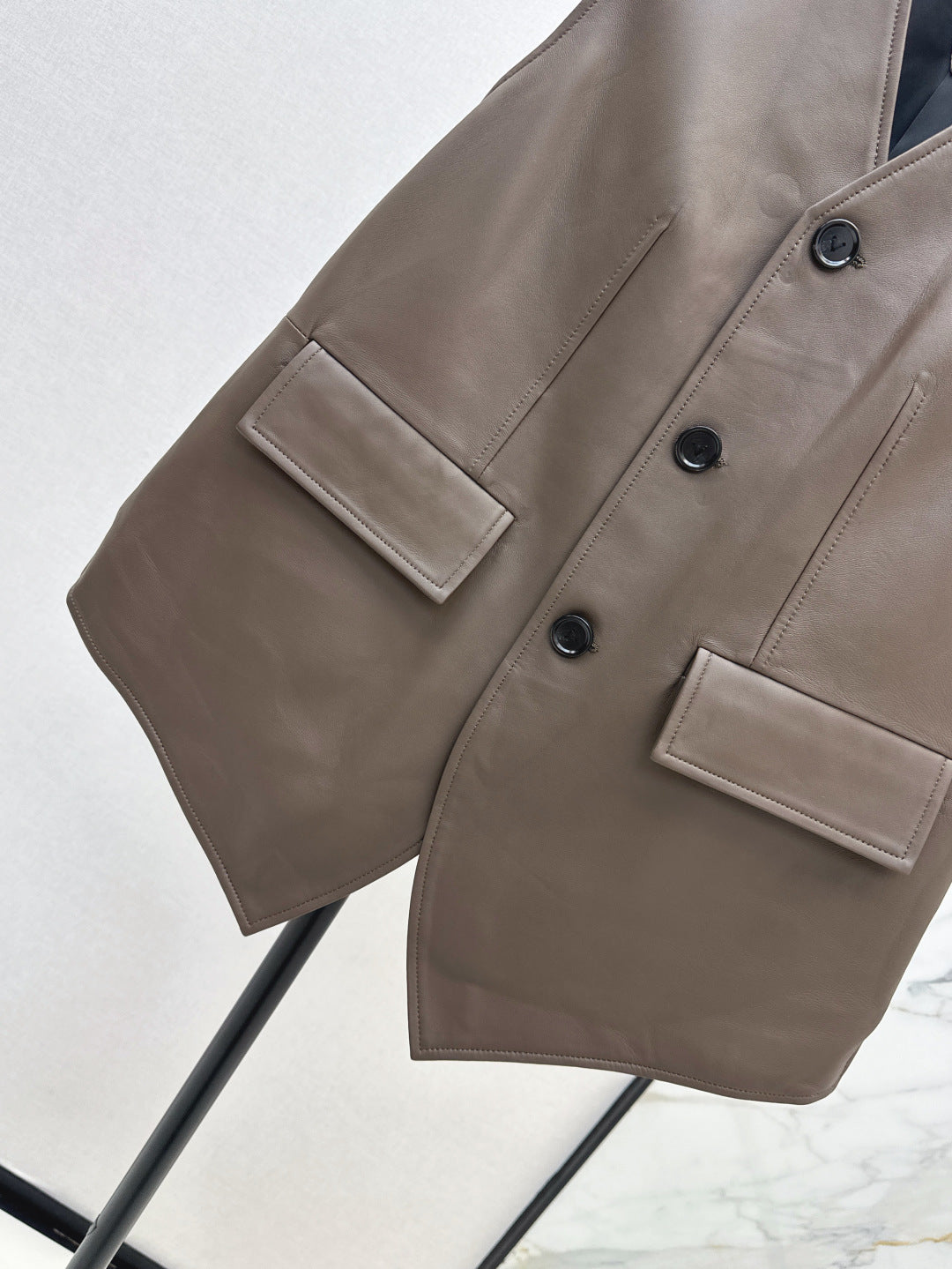 Bottega 25ss leather vest
