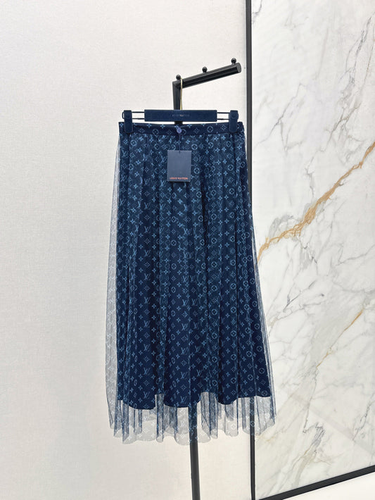 Louis 25ss monogram skirt