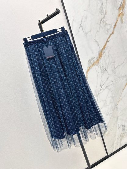 Louis 25ss monogram skirt