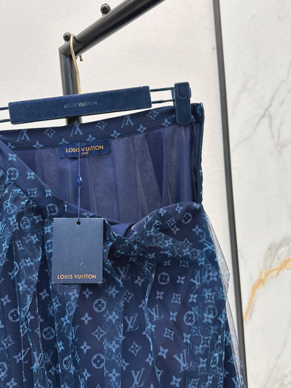 Louis 25ss monogram skirt