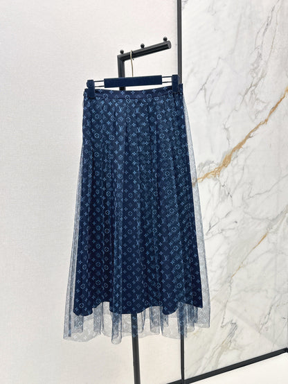 Louis 25ss monogram skirt