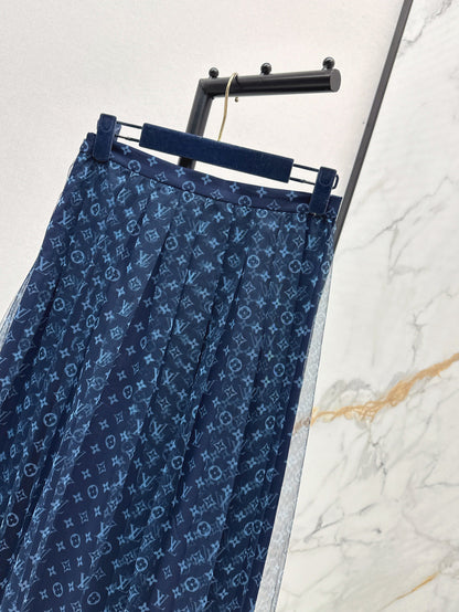 Louis 25ss monogram skirt