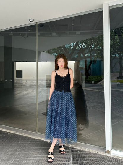 Louis 25ss monogram skirt