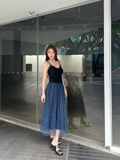 Louis 25ss monogram skirt