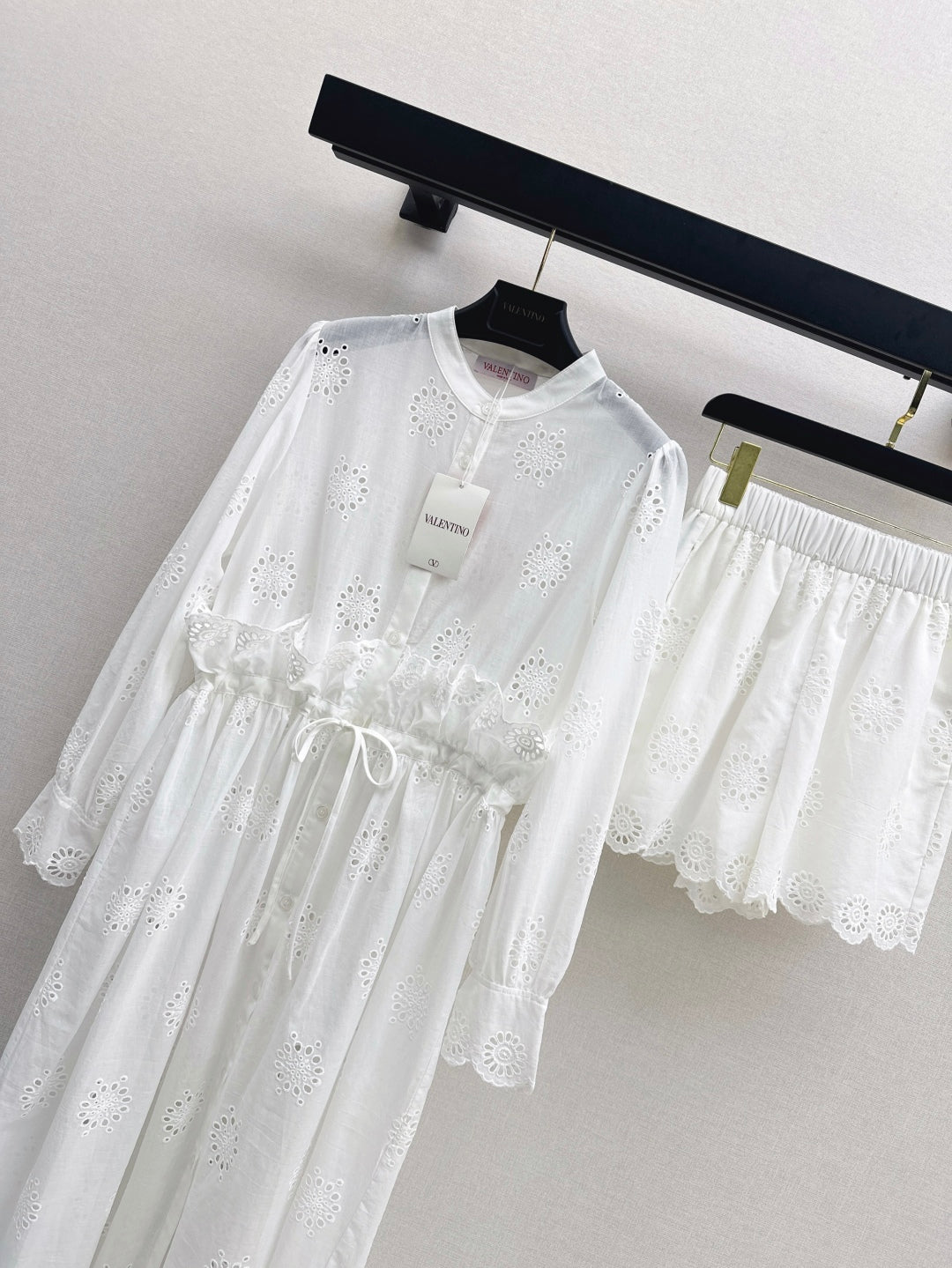 Valen 25ss embroidered dress set