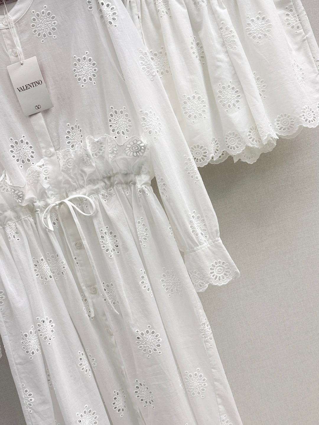 Valen 25ss embroidered dress set