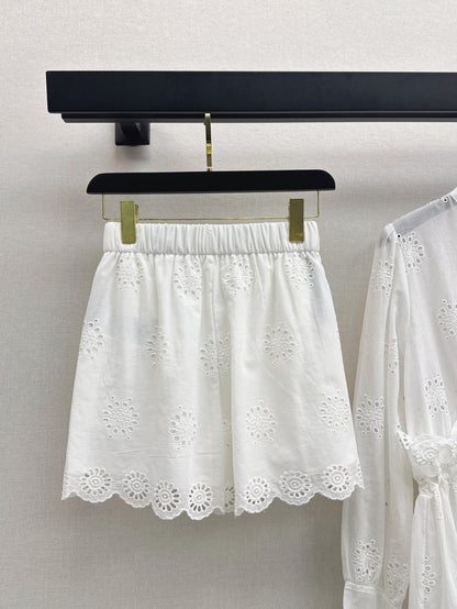 Valen 25ss embroidered dress set