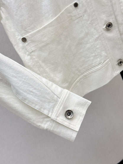 Brune 25fw linen jacket
