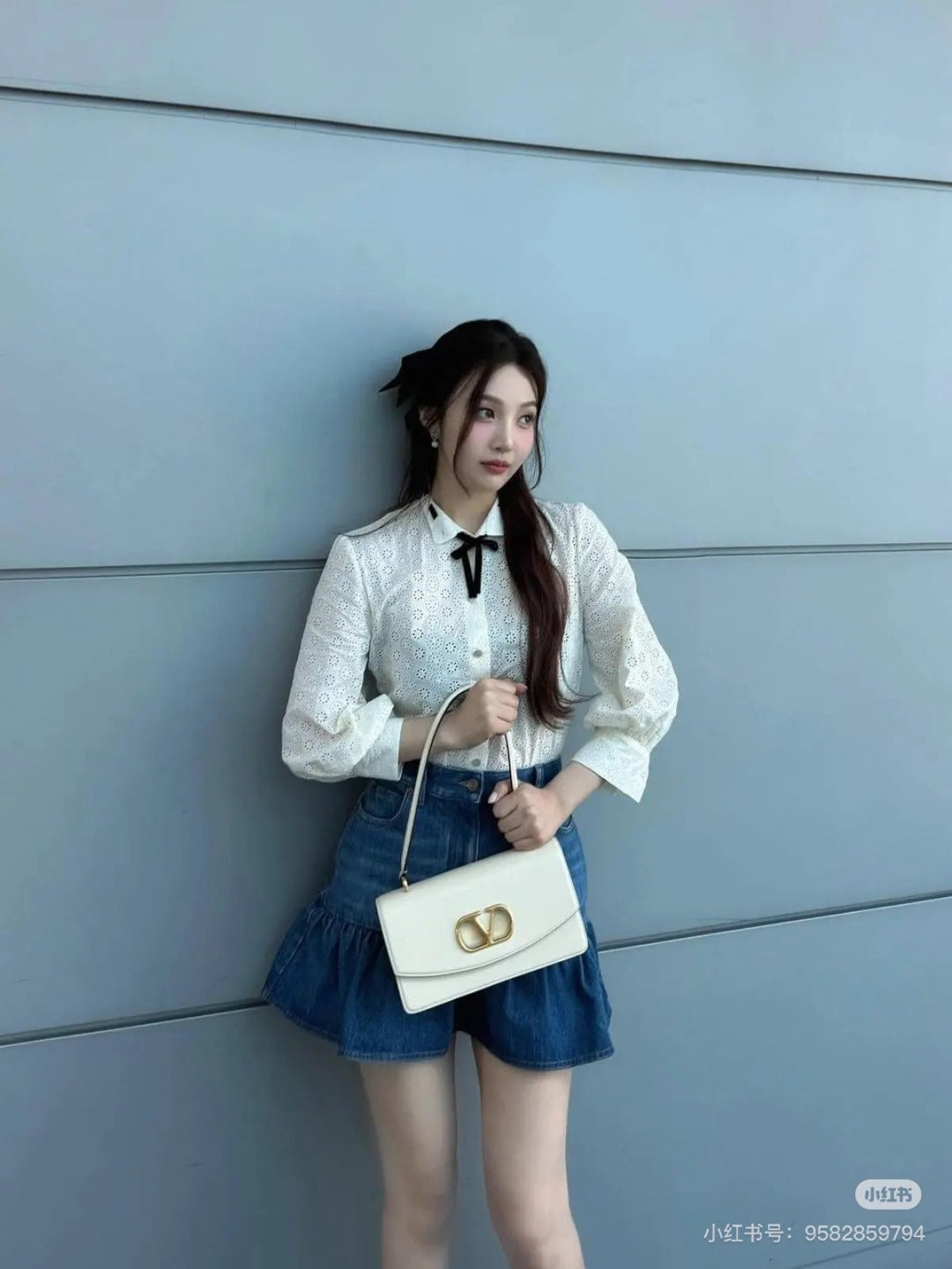 Valen 25fw embroidered shirt