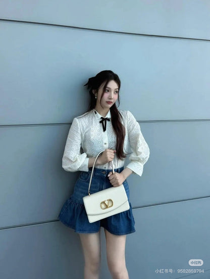 Valen 25fw embroidered shirt