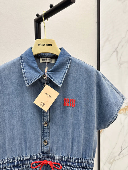 Miu 25fw denim dress