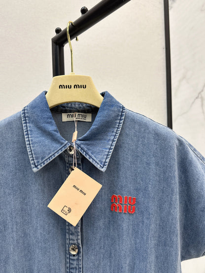 Miu 25fw denim dress