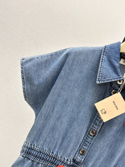 Miu 25fw denim dress