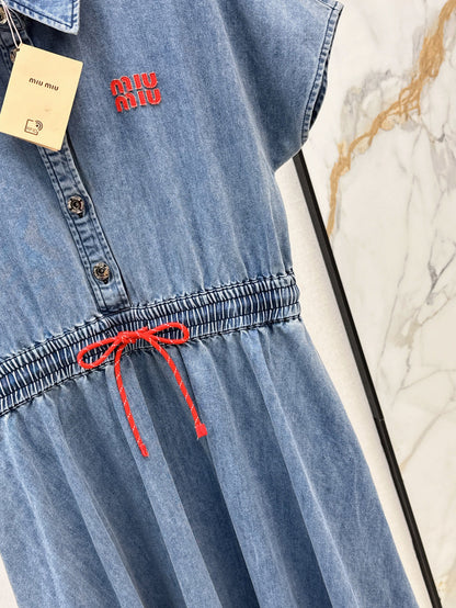 Miu 25fw denim dress