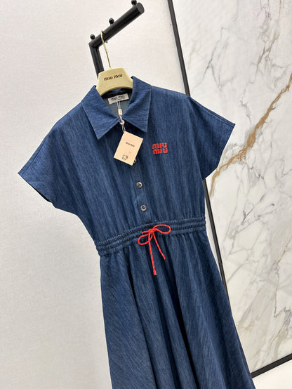 Miu 25fw denim dress