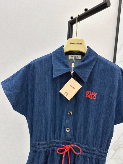 Miu 25fw denim dress