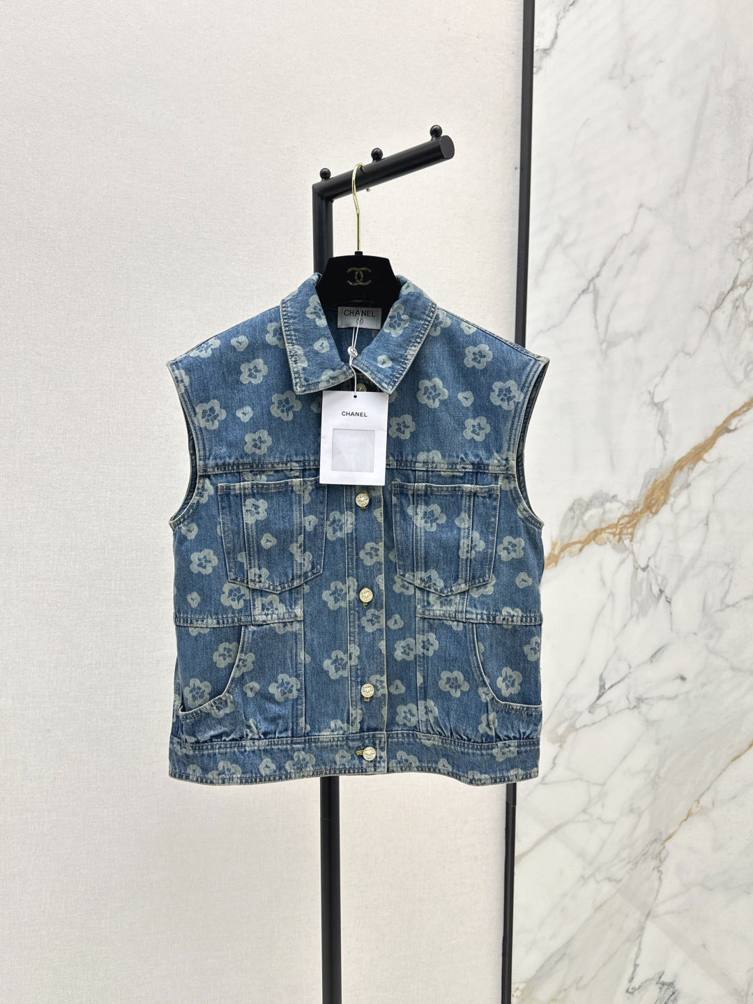 Chan 25fw denim vest