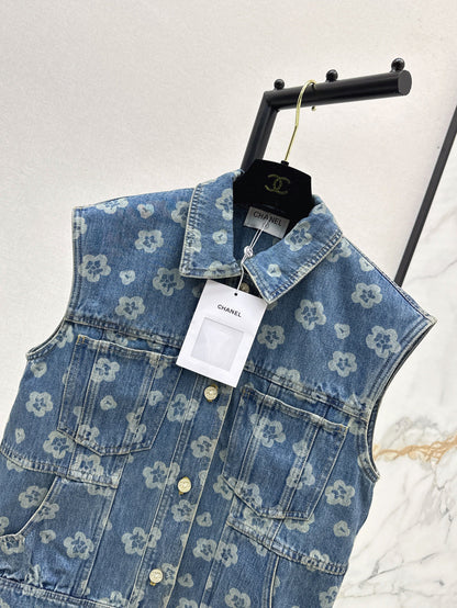 Chan 25fw denim vest