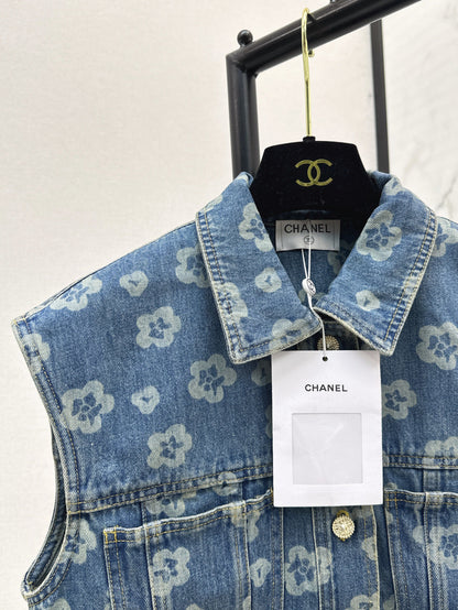 Chan 25fw denim vest