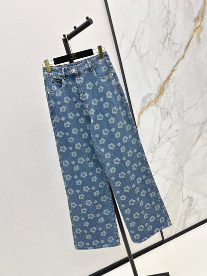 Chan 25fw printe jeans