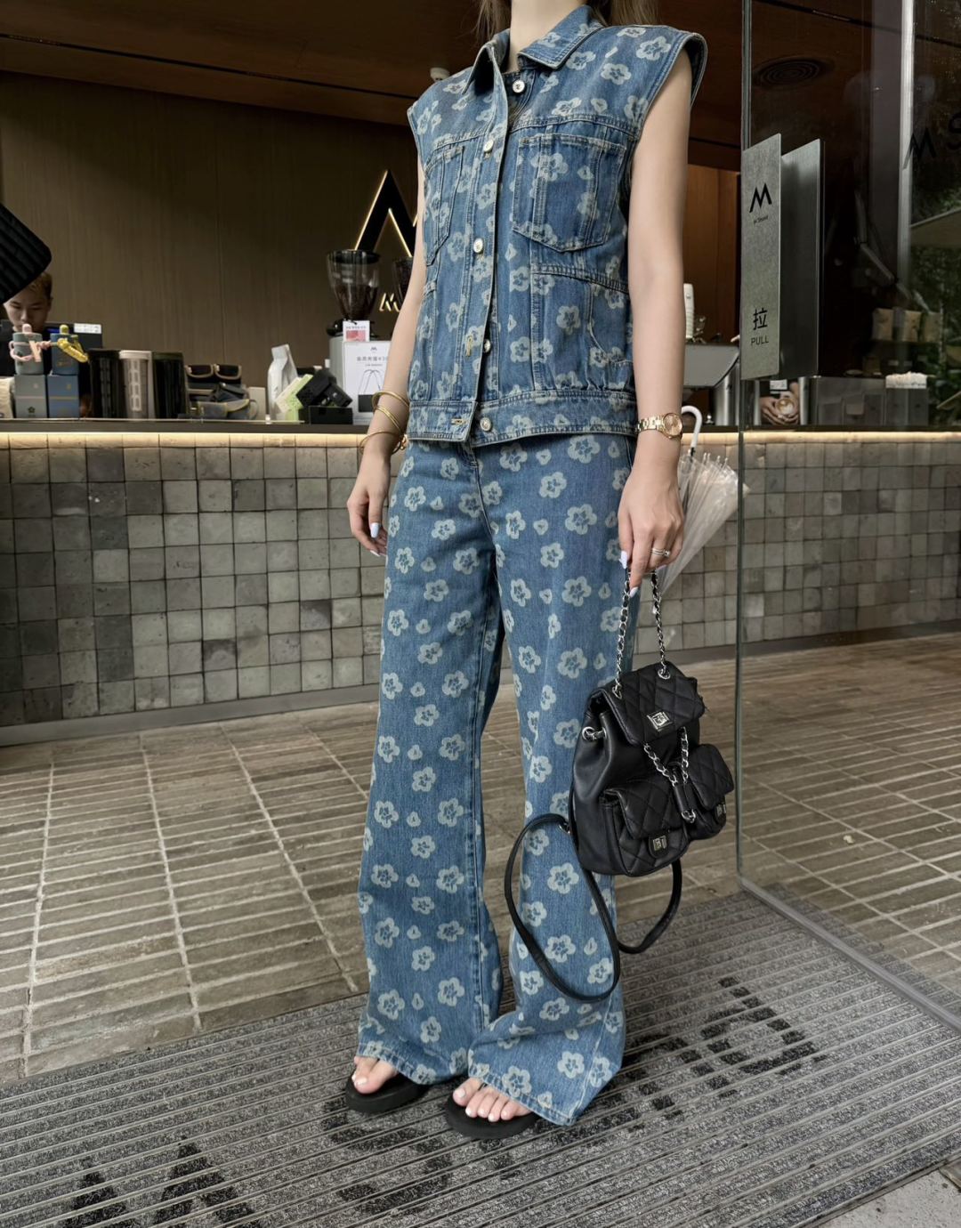 Chan 25fw denim vest