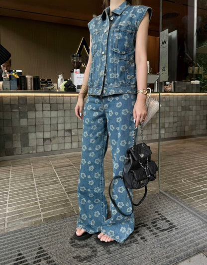 Chan 25fw denim vest