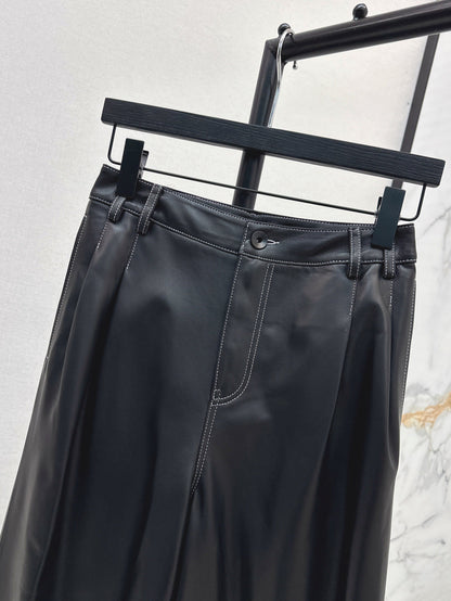 Brun 25fw leather pants