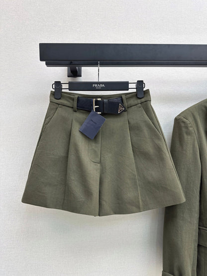 Pra 25fw belt skirt