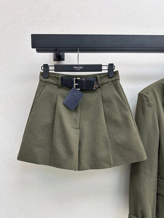 Pra 25fw belt skirt