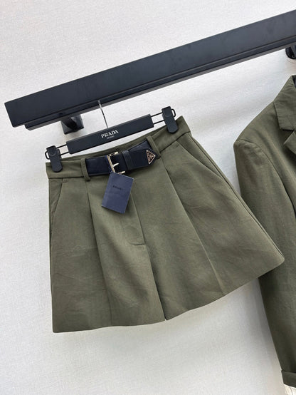 Pra 25fw belt skirt