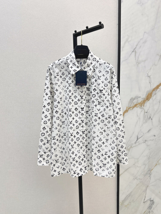 Louis 25ss printe shirt